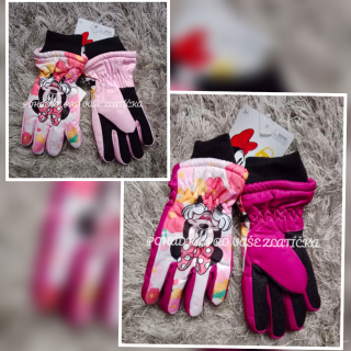 Zimní lyžařské rukavice MINNIE MOUSE