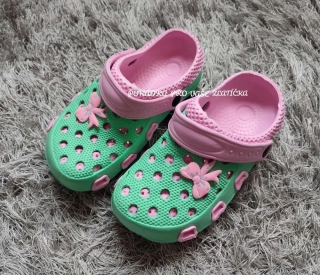 Dětské pantofle crocs MAŠLE