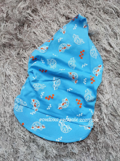 Dětský bavlněný šátek s kšiltem