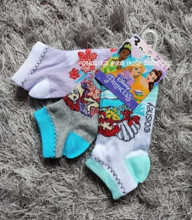 Dívčí kotníkové ponožky Disney 3pack