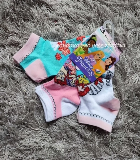 Dívčí kotníkové ponožky Disney 3pack (23/26)