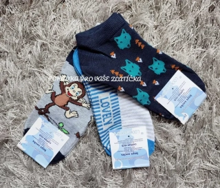 Chlapecké kotníkové ponožky 3pack