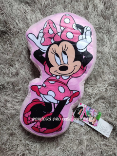 Semišový tvarovaný polštářek MINNIE MOUSE