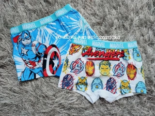 Chlapecké boxerky AVENGERS 2pack (134-140)