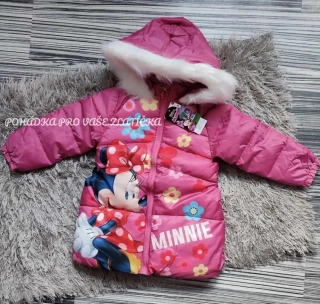 Dívčí zimní bunda/kabátek MINNIE MOUSE (98-128)