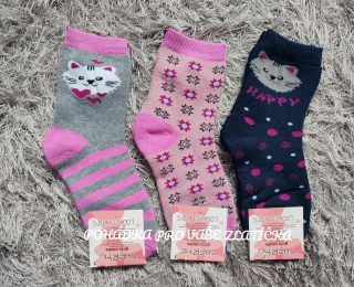 Dívčí thermo ponožky 3pack