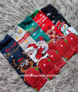 Dětské vánoční ponožky 5pack Aura.Via