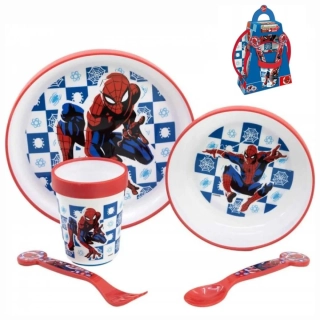 Dětská jídelní sada 5v1 SPIDERMAN