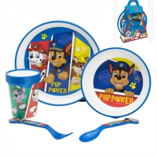 Dětská jídelní sada 5v1 PAW PATROL