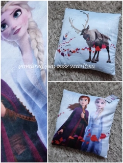 Oboustranný semišový polštářek FROZEN