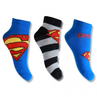Chlapecké kotníkové ponožky SUPERMAN 3pack