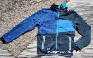 Chlapecká outdoorová mikina KUGO zateplená (140)
