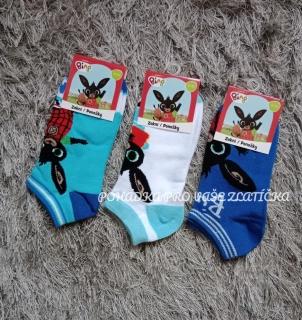 Chlapecké ponožky BING 3 pack