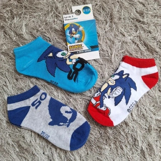 Chlapecké kotníkové ponožky SONIC 3pack