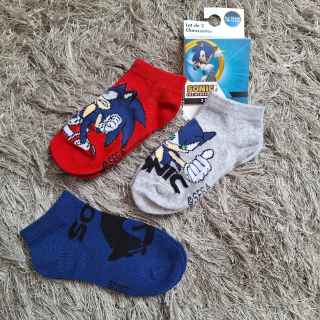 Chlapecké kotníkové ponožky SONIC 3pack