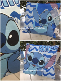 Oboustranný semišový polštářek STITCH