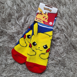 Dětské teplé ponožky POKÉMON s protiskluzem