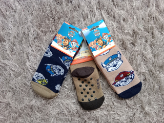 Chlapecké thermo ponožky PAW PATROL 3pack protiskluzové