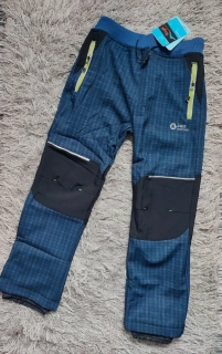 Dětské softshellové kalhoty KUGO zateplené
