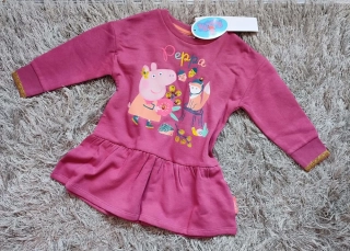 Dívčí zateplené šaty PEPPA PIG (98-116)