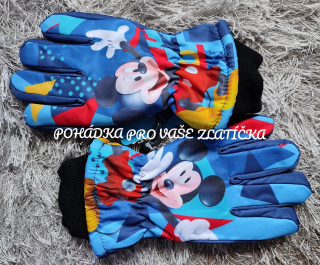 Zimní lyžařské rukavice MICKEY MOUSE
