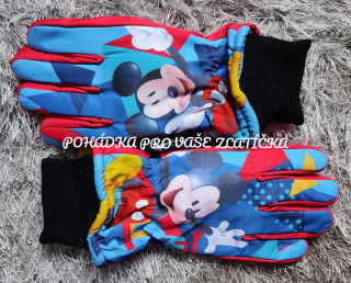 Zimní lyžařské rukavice MICKEY MOUSE