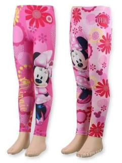 Dívčí legíny MINNIE MOUSE lehce zateplené (98,104)