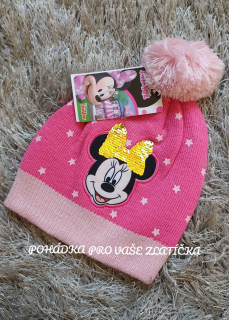Dívčí zimní čepice MINNIE MOUSE
