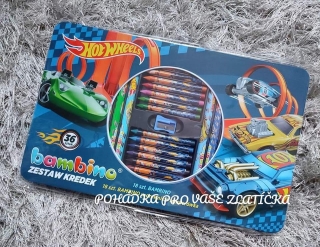 Silnostěnné pastelky HOT WHEELS
