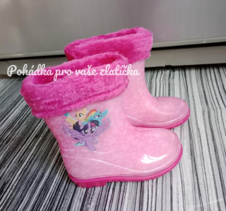 Dívčí holínky MY LITTLE PONY zateplené (24)
