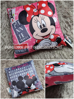 Semišový polštářek MINNIE MOUSE